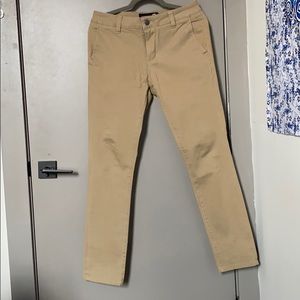 Slim khakis